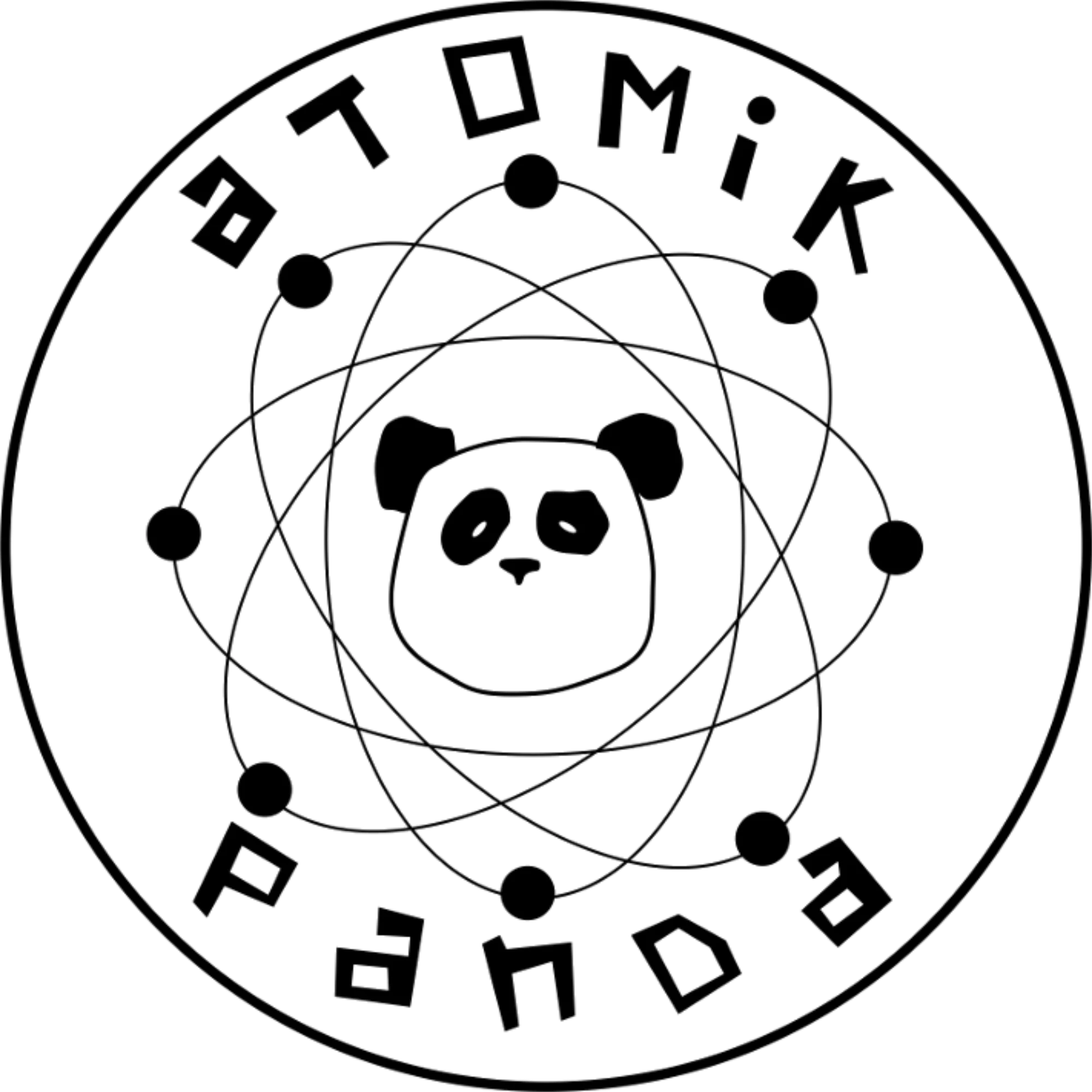 logo atomik panda
